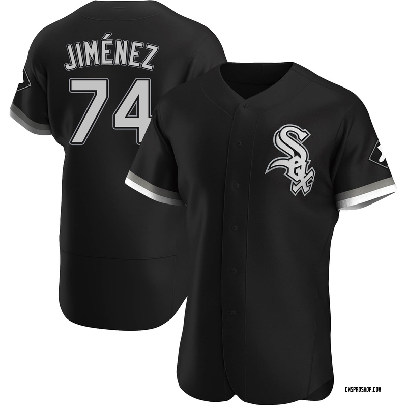 Authentic Eloy Jimenez Men's Chicago White Sox Black Alternate Jersey