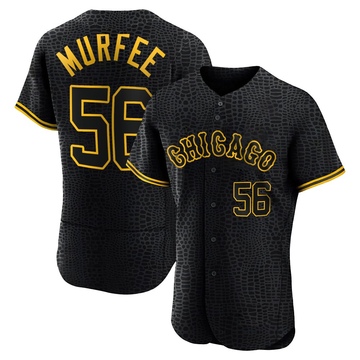 Authentic Penn Murfee Men's Chicago White Sox Black Snake Skin City Jersey