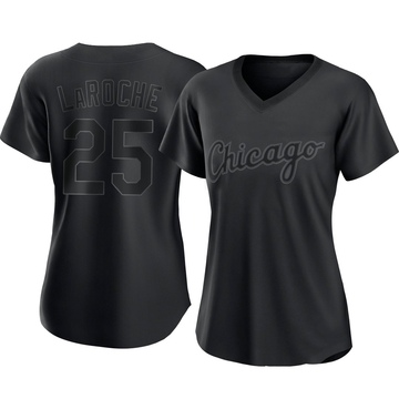 Replica Adam LaRoche Women's Chicago White Sox Black Pitch Fashion Jersey