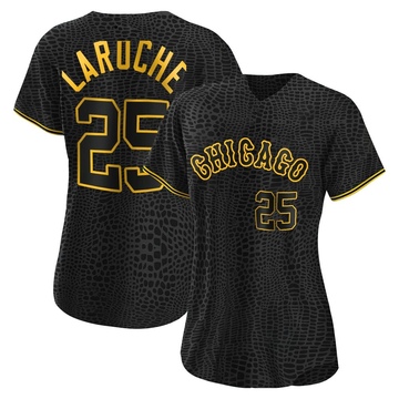 Replica Adam LaRoche Women's Chicago White Sox Black Snake Skin City Jersey