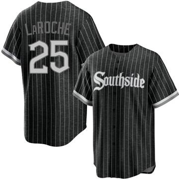 Replica Adam LaRoche Youth Chicago White Sox Black 2021 City Connect Jersey