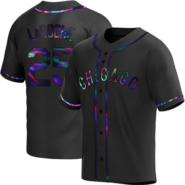 Replica Adam LaRoche Youth Chicago White Sox Black Holographic Alternate Jersey