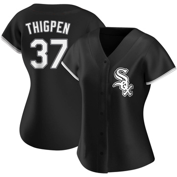 Replica Bobby Thigpen Women's Chicago White Sox Black Alternate Jersey