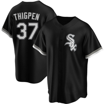 Replica Bobby Thigpen Youth Chicago White Sox Black Alternate Jersey