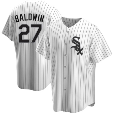 Replica Brooks Baldwin Men's Chicago White Sox White Home Jersey