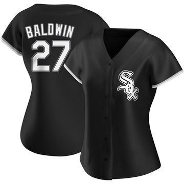 Replica Brooks Baldwin Women's Chicago White Sox Black Alternate Jersey