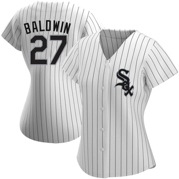 Replica Brooks Baldwin Women's Chicago White Sox White Home Jersey