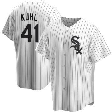 Replica Chad Kuhl Men's Chicago White Sox White Home Jersey