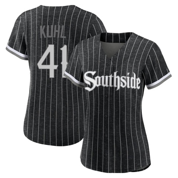 Replica Chad Kuhl Women's Chicago White Sox Black 2021 City Connect Jersey