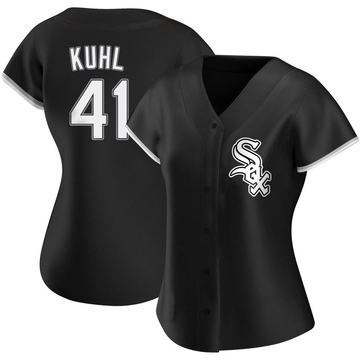 Replica Chad Kuhl Women's Chicago White Sox Black Alternate Jersey