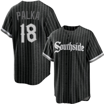 Replica Daniel Palka Youth Chicago White Sox Black 2021 City Connect Jersey