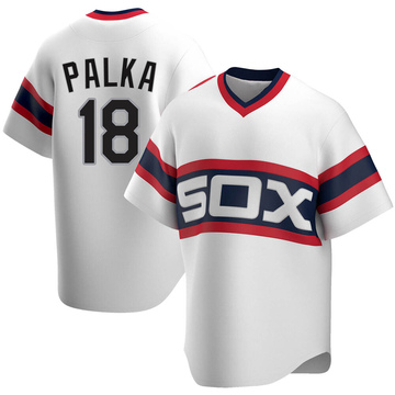 Replica Daniel Palka Youth Chicago White Sox White Cooperstown Collection Jersey