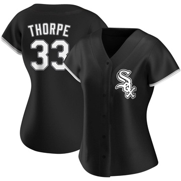 Replica Drew Thorpe Women's Chicago White Sox Black Alternate Jersey