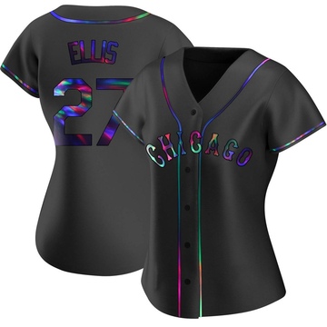 Replica Duke Ellis Women's Chicago White Sox Black Holographic Alternate Jersey