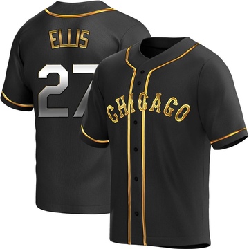 Replica Duke Ellis Youth Chicago White Sox Black Golden Alternate Jersey