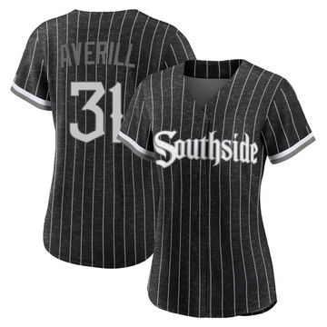 Replica Earl Averill Women's Chicago White Sox Black 2021 City Connect Jersey