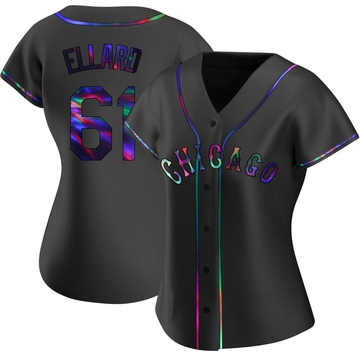 Replica Fraser Ellard Women's Chicago White Sox Black Holographic Alternate Jersey