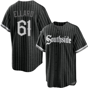 Replica Fraser Ellard Youth Chicago White Sox Black 2021 City Connect Jersey