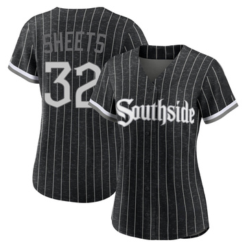 Replica Gavin Sheets Women's Chicago White Sox Black 2021 City Connect Jersey