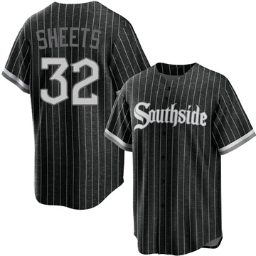 Replica Gavin Sheets Youth Chicago White Sox Black 2021 City Connect Jersey