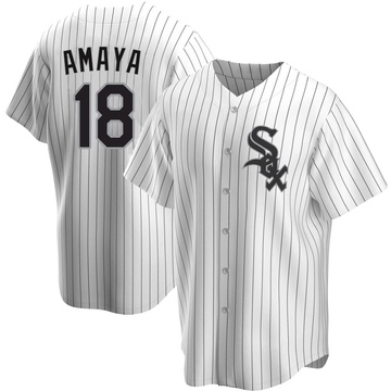 Replica Jacob Amaya Men's Chicago White Sox White Home Jersey