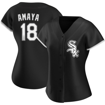 Replica Jacob Amaya Women's Chicago White Sox Black Alternate Jersey