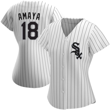 Replica Jacob Amaya Women's Chicago White Sox White Home Jersey