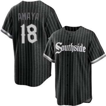 Replica Jacob Amaya Youth Chicago White Sox Black 2021 City Connect Jersey