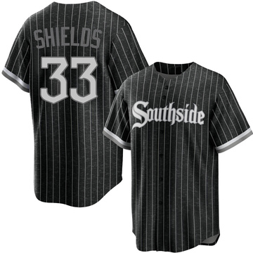 Replica James Shields Youth Chicago White Sox Black 2021 City Connect Jersey