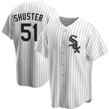 Replica Jared Shuster Men's Chicago White Sox White Home Jersey