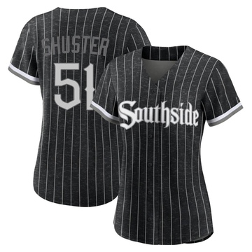 Replica Jared Shuster Women's Chicago White Sox Black 2021 City Connect Jersey