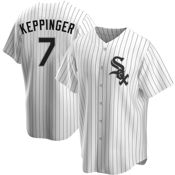 Replica Jeff Keppinger Men's Chicago White Sox White Home Jersey