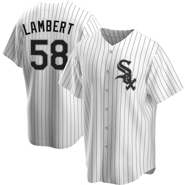 Replica Jimmy Lambert Men's Chicago White Sox White Home Jersey