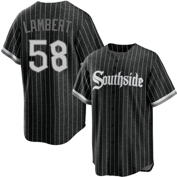 Replica Jimmy Lambert Youth Chicago White Sox Black 2021 City Connect Jersey