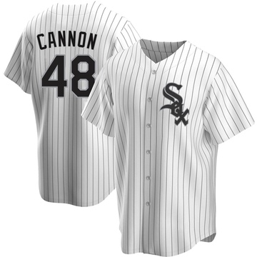 Replica Jonathan Cannon Men's Chicago White Sox White Home Jersey