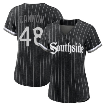 Replica Jonathan Cannon Women's Chicago White Sox Black 2021 City Connect Jersey