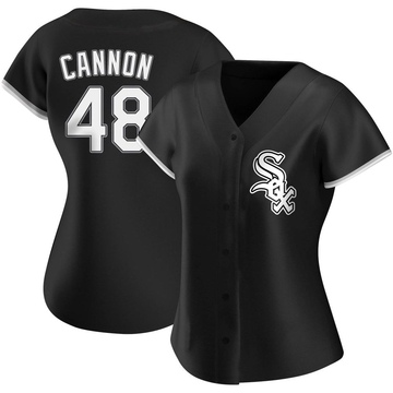 Replica Jonathan Cannon Women's Chicago White Sox Black Alternate Jersey