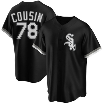 Replica Josimar Cousin Youth Chicago White Sox Black Alternate Jersey