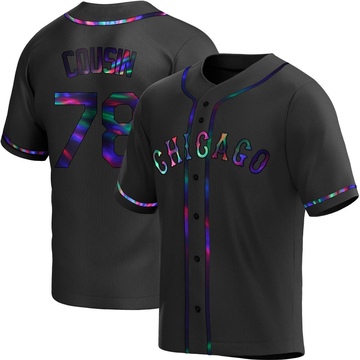 Replica Josimar Cousin Youth Chicago White Sox Black Holographic Alternate Jersey