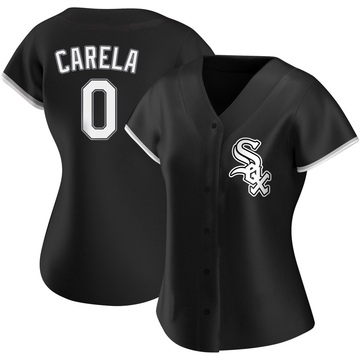 Replica Juan Carela Women's Chicago White Sox Black Alternate Jersey