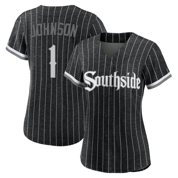 Replica Lance Johnson Women's Chicago White Sox Black 2021 City Connect Jersey