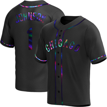 Replica Lance Johnson Youth Chicago White Sox Black Holographic Alternate Jersey