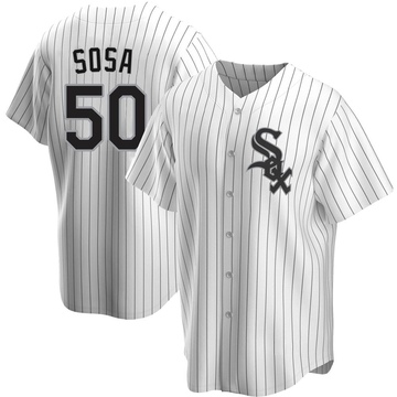 Replica Lenyn Sosa Men's Chicago White Sox White Home Jersey