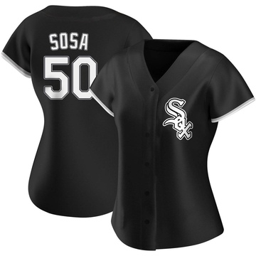 Replica Lenyn Sosa Women's Chicago White Sox Black Alternate Jersey