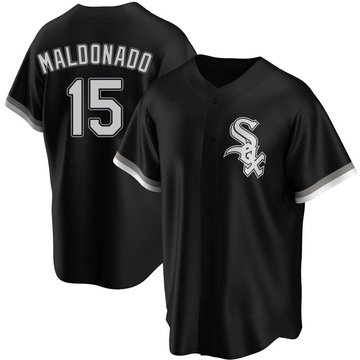 Replica Martin Maldonado Youth Chicago White Sox Black Alternate Jersey