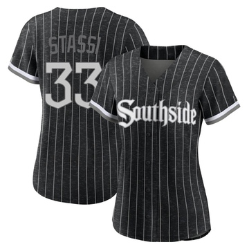 Replica Max Stassi Women's Chicago White Sox Black 2021 City Connect Jersey