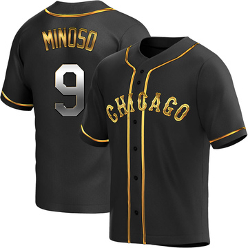 Replica Minnie Minoso Youth Chicago White Sox Black Golden Alternate Jersey