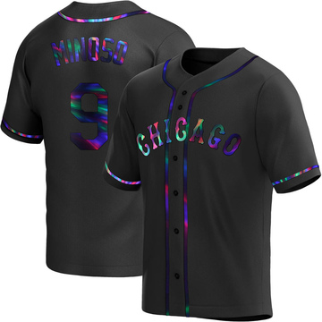 Replica Minnie Minoso Youth Chicago White Sox Black Holographic Alternate Jersey