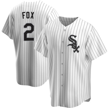 Replica Nellie Fox Men's Chicago White Sox White Home Jersey