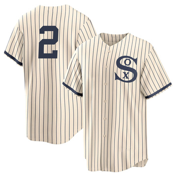 Men's Chicago White Sox #2 Nellie Fox Cream 1959 Throwback Jersey